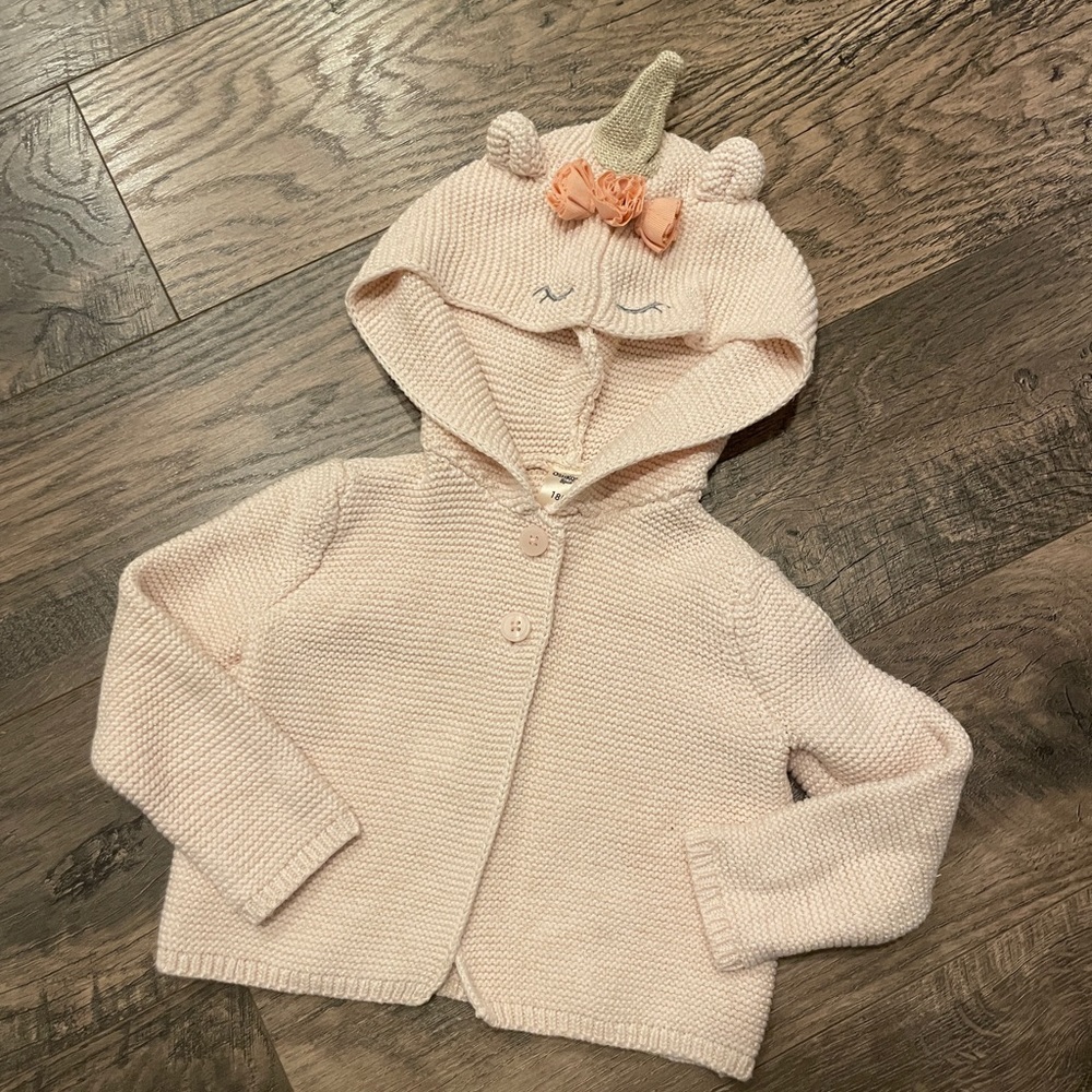 Unicorn Garter Knit Sweater